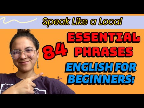 84 English Phrases for Beginners! -- Speak like a Native! 🗣️